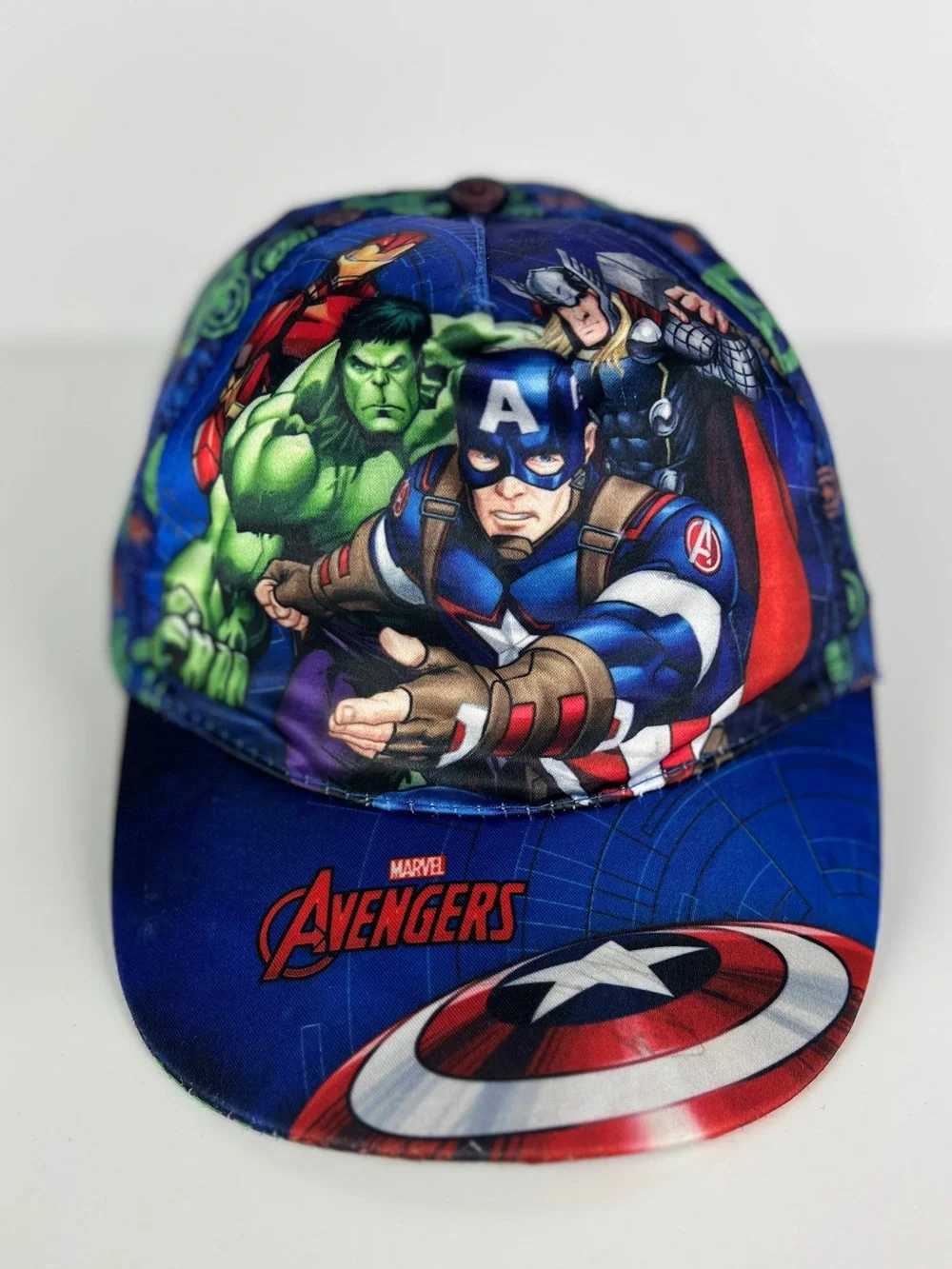 Marvel Avengers Youth Kids StrapBack Hat Cap Captain America Thor Iron Man Hulk